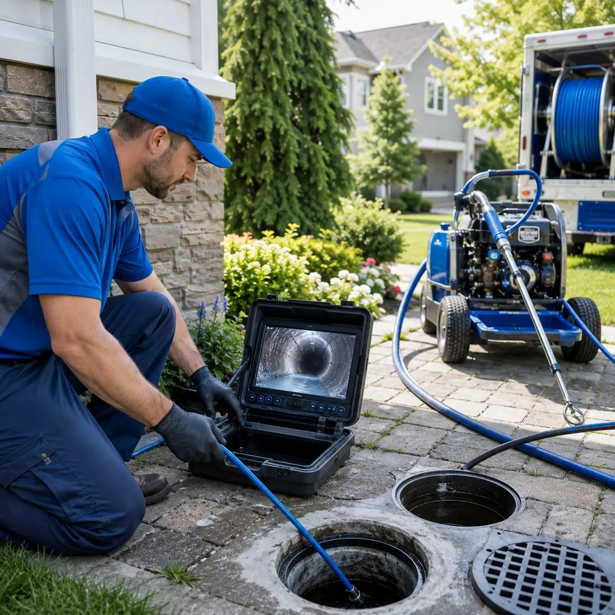 Outdoor drain cleaning professionals serving Webster, IA